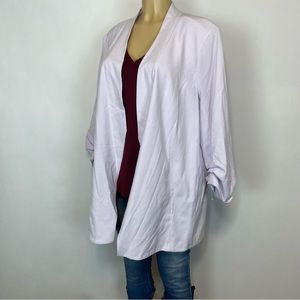 The limited the Lexie girlfriend fit below the hip blazer jacket lavender Sz 20W